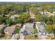 High-angle view of a house and its surroundings, showing neighborhood context at 8416 N Semmes St, Tampa, FL 33604