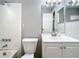 Clean bathroom with vanity and bathtub at 15572 George Blvd, Clearwater, FL 33760