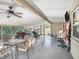 Relaxing screened patio, great for outdoor dining and entertaining at 1601 Lakeview Rd, Clearwater, FL 33756