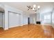 Living room with hardwood floors, fireplace, and recessed lighting at 3127 W Sligh Ave # 203B, Tampa, FL 33614