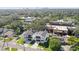 Aerial view of a modern house in a residential area at 3402 W Grace St, Tampa, FL 33607