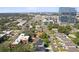 Aerial view of a modern house near commercial buildings at 3404 W Grace St, Tampa, FL 33607