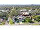 Aerial view of two modern homes with attached garages, showcasing a desirable neighborhood at 3404 W Grace St, Tampa, FL 33607