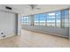 Living room with tile floors and water views at 5108 Brittany S Dr # 506, St Petersburg, FL 33715
