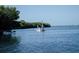 Two fisherman on a small boat fishing in the bay with a calm sea and mangroves in the background at 7602 Antilla St, Tampa, FL 33625