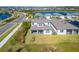 Aerial view showcasing the home's location and backyard at 8705 Coastal Key Way, Parrish, FL 34219