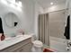 Full bathroom with a tub shower combo and vanity at 8705 Coastal Key Way, Parrish, FL 34219