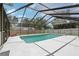 Sparkling in-ground pool with screened enclosure perfect for outdoor entertaining and relaxation at 1009 Black Knight Dr, Valrico, FL 33594