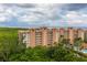 Aerial view of building and waterfront property at 12077 Gandy N Blvd # 332, St Petersburg, FL 33702