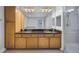 Bathroom double vanity with shower at 12077 Gandy N Blvd # 332, St Petersburg, FL 33702