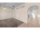 Dining area with neutral-toned walls and tile flooring at 1406 Deerbourne Dr, Wesley Chapel, FL 33543