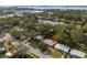 Aerial view showing the house's location and neighborhood at 1500 San Mateo Dr, Dunedin, FL 34698