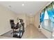 Home hallway with office space and window at 1663 Hazy Sea Dr, Plant City, FL 33565