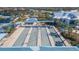 Well-maintained bocce ball courts with shaded seating areas at 19494 Sea Glass Cir, Land O Lakes, FL 34638