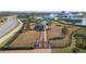 Dog park with gated entrance and shaded seating area at 19494 Sea Glass Cir, Land O Lakes, FL 34638