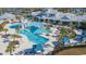 Large resort-style pool with expansive deck and lounge area at 19494 Sea Glass Cir, Land O Lakes, FL 34638