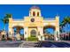 Gated community entrance with elegant architecture at 2733 Via Cipriani # 830A, Clearwater, FL 33764