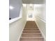 Elegant carpeted staircase with neutral wall tones at 30405 Elderwood Dr, Wesley Chapel, FL 33543
