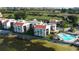 Aerial view of waterfront community at 5642 Puerta Del Sol S Blvd # 242, St Petersburg, FL 33715