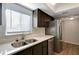Kitchen boasts stainless steel appliances and white countertops at 7020 Cognac Dr # 3, New Port Richey, FL 34653