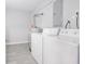 Laundry room with washer, dryer, and water heater at 7132 Lockwood St, Spring Hill, FL 34606