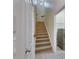 Carpeted staircase leading to the upper level at 7510 S Sparkman St, Tampa, FL 33616