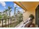 Relaxing balcony offering serene water views and comfortable outdoor seating at 7550 Sunshine Skyway S Ln # T48, St Petersburg, FL 33711