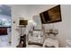 Stylish guest room with a vanity and built in shelving at 10280 Post Harvest Dr, Riverview, FL 33578