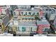 Aerial view of a modern condo building with a pool and city views at 1208 E Kennedy Blvd # 923, Tampa, FL 33602