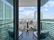 Spacious balcony boasting city and water views at 1208 E Kennedy Blvd # 923, Tampa, FL 33602