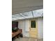 Storage shed with covered patio area at 2666 44Th S St, Gulfport, FL 33711