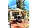 Deck with table and chairs, great for outdoor dining at 2666 44Th S St, Gulfport, FL 33711