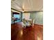 Charming dining area with wood floors and built-in seating at 2666 44Th S St, Gulfport, FL 33711