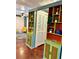 Bright and airy living room with built-in shelving and unique decor at 2666 44Th S St, Gulfport, FL 33711