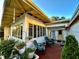Inviting patio with comfortable seating and lush greenery at 2666 44Th S St, Gulfport, FL 33711