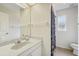 Bathroom with vanity, toilet and shower/tub combo at 5506 79Th E Ave, Palmetto, FL 34221