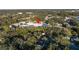 Aerial view of new construction homes in a wooded area at 5727 Desert Rose Pl, Tampa, FL 33615