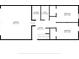 First floor plan showcasing two bedrooms, a bathroom, and garage at 5727 Desert Rose Pl, Tampa, FL 33615