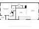Second floor plan featuring a primary bedroom, bath, and balcony at 5727 Desert Rose Pl, Tampa, FL 33615