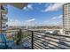 Relaxing balcony offering stunning city views and ample space at 1120 E Kennedy Blvd # 1221, Tampa, FL 33602