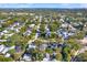 Aerial view of home and neighborhood, showcasing location at 2220 12Th N St, St Petersburg, FL 33704