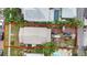 Aerial view showing house and property lines at 2244 2Nd N Ave, St Petersburg, FL 33713