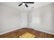 Spacious bedroom with hardwood floors and two closets at 2300 30Th N Ave, St Petersburg, FL 33713