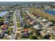 Aerial view showcasing home's location in a golf course community at 703 Elkhorn Rd, Sun City Center, FL 33573