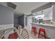 Modern kitchen with stainless steel appliances and granite countertops at 703 Elkhorn Rd, Sun City Center, FL 33573