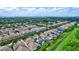 Aerial view of the house and surrounding neighborhood at 7312 S Saint Patrick St, Tampa, FL 33616