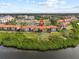 Aerial view highlighting condo's waterfront location at 1814 Mariner Dr # 159, Tarpon Springs, FL 34689