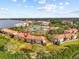 Aerial view of community and waterfront property at 1814 Mariner Dr # 159, Tarpon Springs, FL 34689