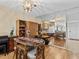 Condo dining area with view of kitchen and living room at 1814 Mariner Dr # 159, Tarpon Springs, FL 34689