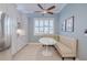 Kitchen nook with built-in banquette and marble table at 5006 Ruby Flats Dr, Wimauma, FL 33598